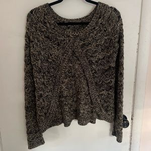 Maurices Knitted Wool Backless Long Sleeve Top